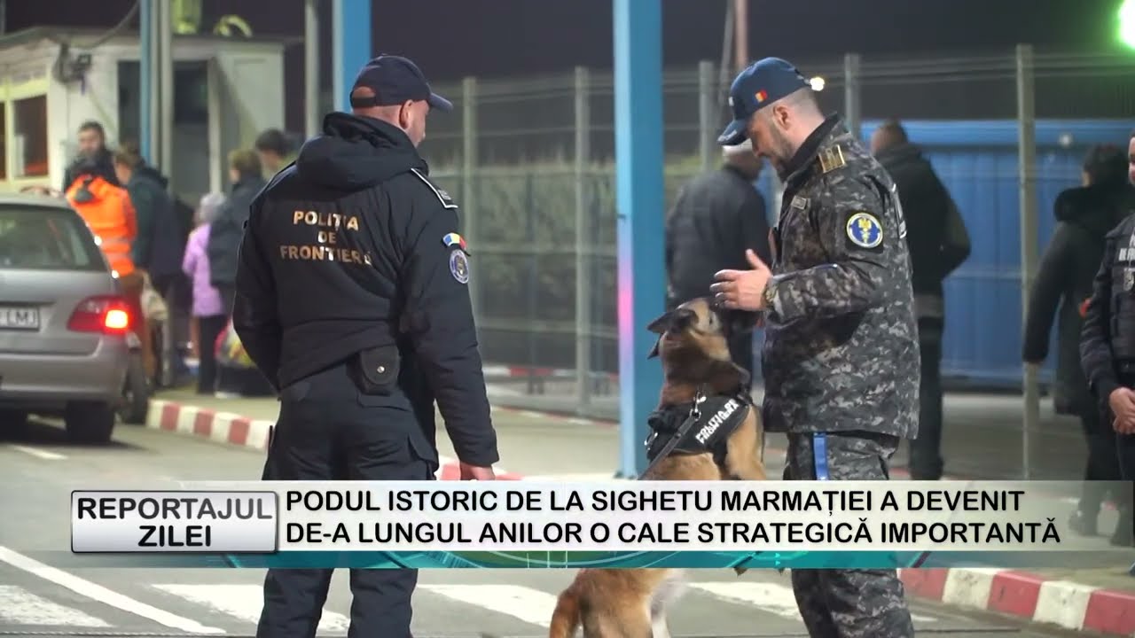 REPORTAJUL ZILEI 19 01 2026  PODUL ISTORIC DE LA SIGHETU MARMAȚIEI A DEVENIT DE A LUNGUL ANILOR O CA