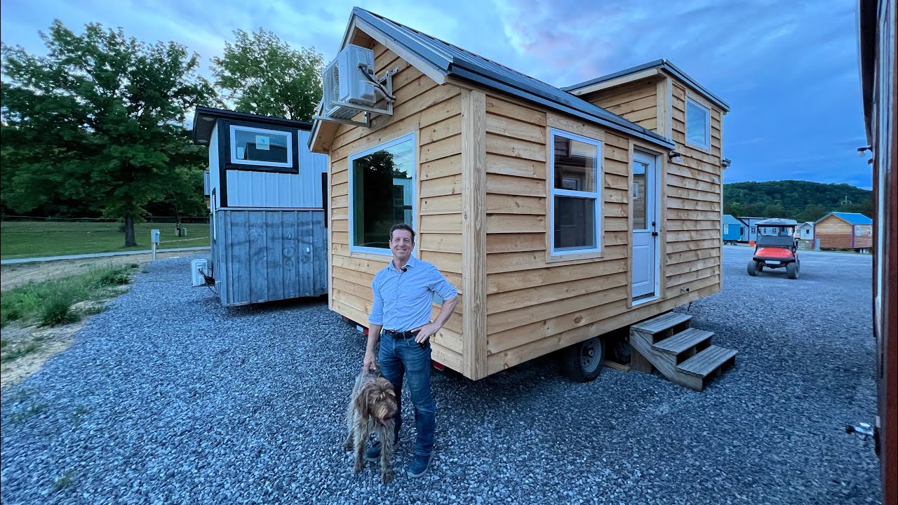 FOR SALE 10’x20’ Amish Wood Built Tiny Home Ready For Pick Up $58k or With Mountain Lease $78k 🏡🤗⛰