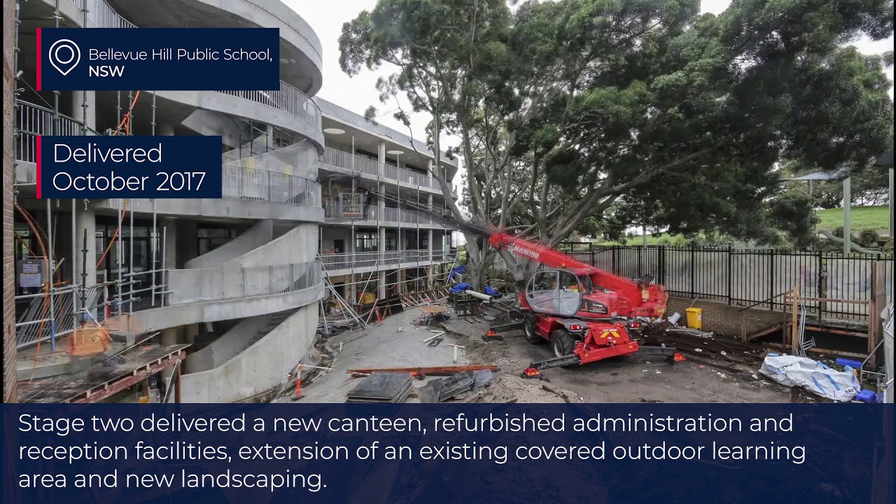 Bellevue Hill Public School construction timelapse