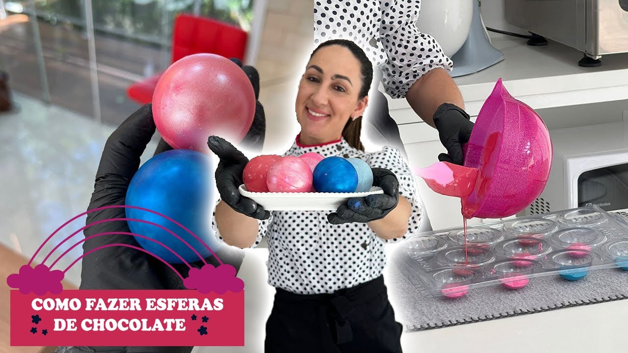 COMO FAZER ESFERAS DE CHOCOLATE