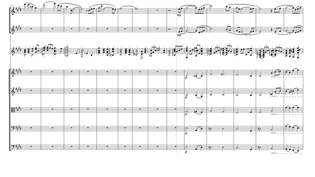MAMEDE - for flute, oboe and string ensemble - by Alexsander Souza