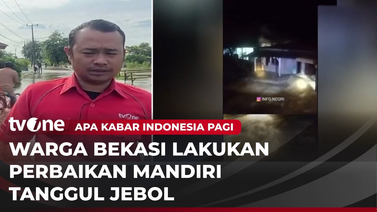 Kali Citarum Meluap dan Tanggul Jebol Sebabkan Lima Desa Terendam Banjir | AKIP tvOne