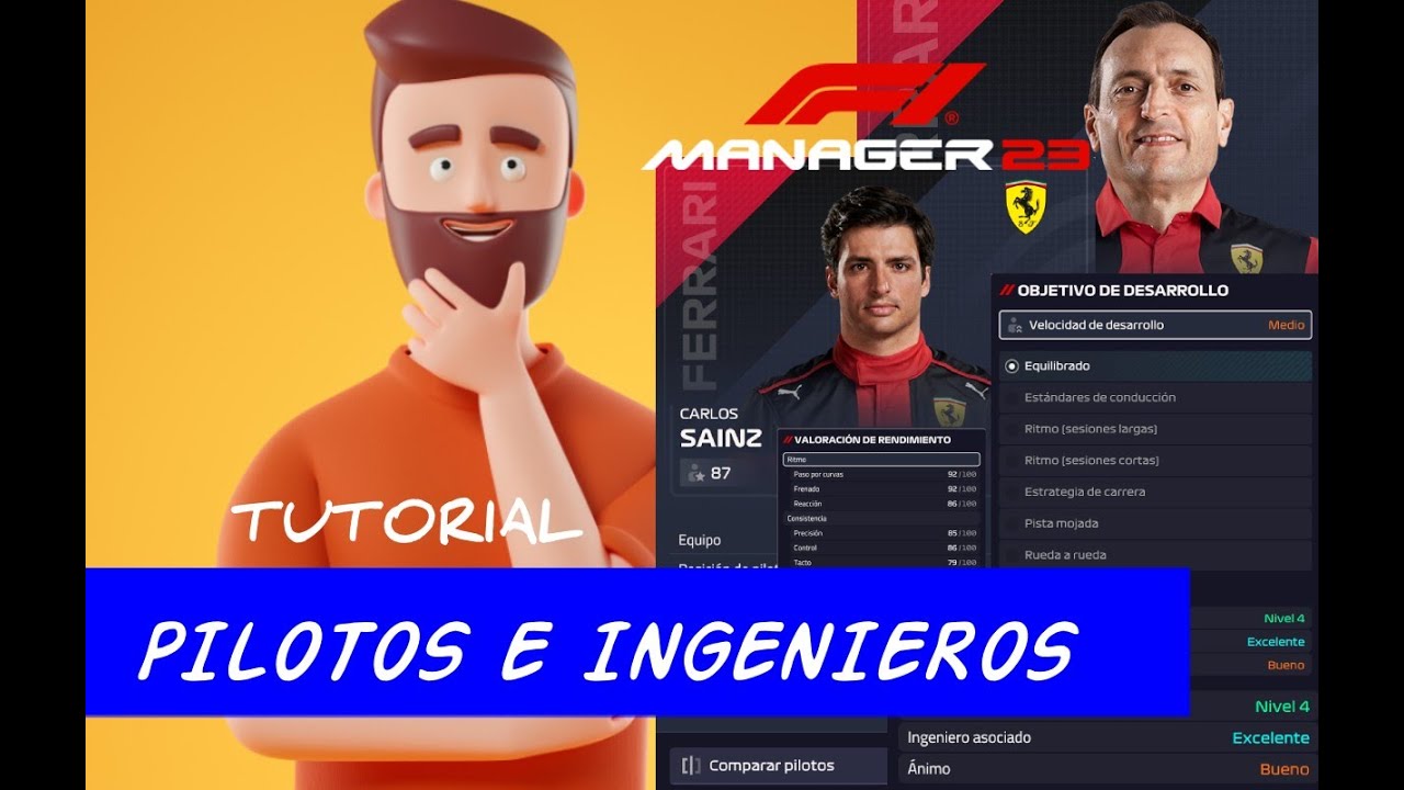 Cómo GESTIONAR PILOTOS e INGENIEROS en F1 MANAGER 2023
