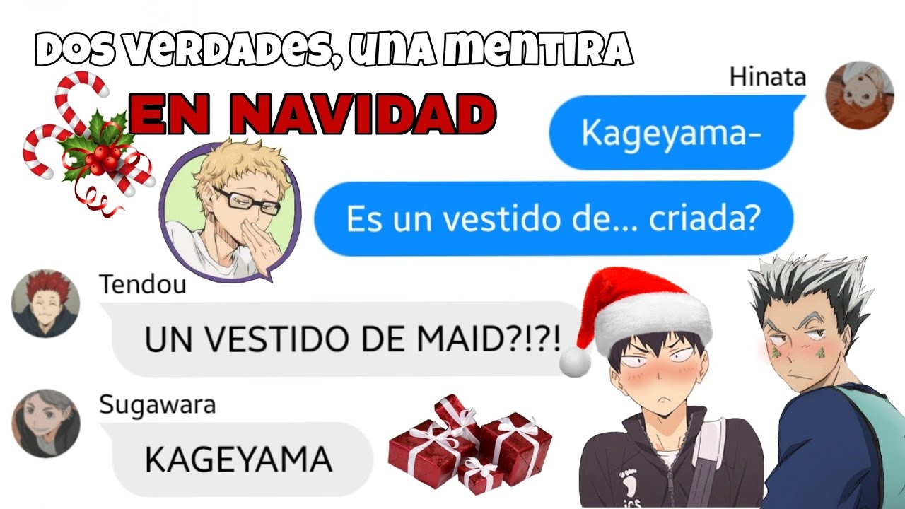 Tres Verdades, Una Mentira en Navidad | Haikyuu texts en Español
