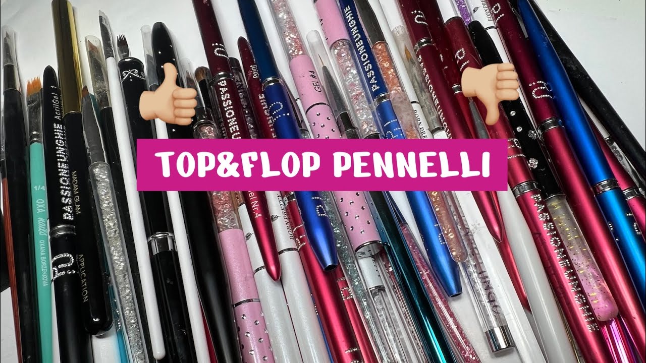 TOP&FLOP: I PENNELLI🖌️| PENNELLI PER GEL PER GHIRIGORI PER GEL COLOR PER LE BASI ECC... |Makolina95|