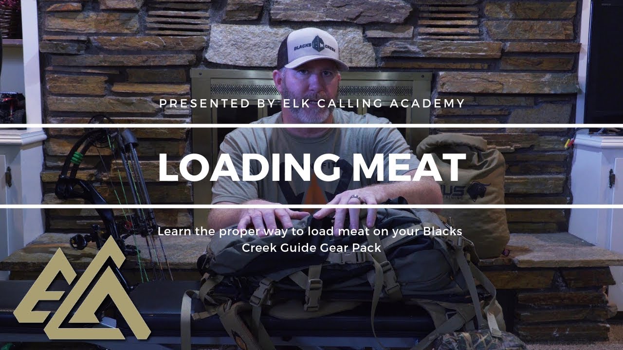 How to Pack Meat on a Blacks Creek Guide Gear Frame