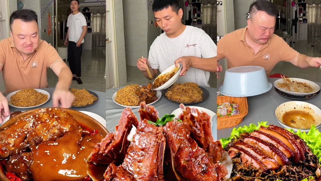 My stingy husband ate alone again, so I took all the meat away
