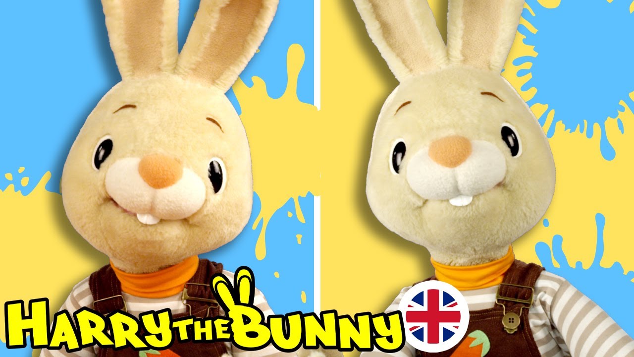 Baby Learning First Words w Harry the Bunny | Colors |@BabyFirst Learn Colors, ABCs, Rhymes & More ​