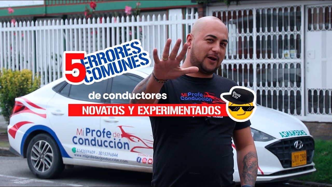 5 errores comunes de conductores novatos y experimentados