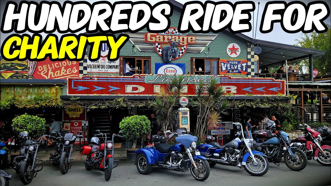 UNITED WE RIDE Sunshine Coast - Hundreds Of Harleys Ride For Charity