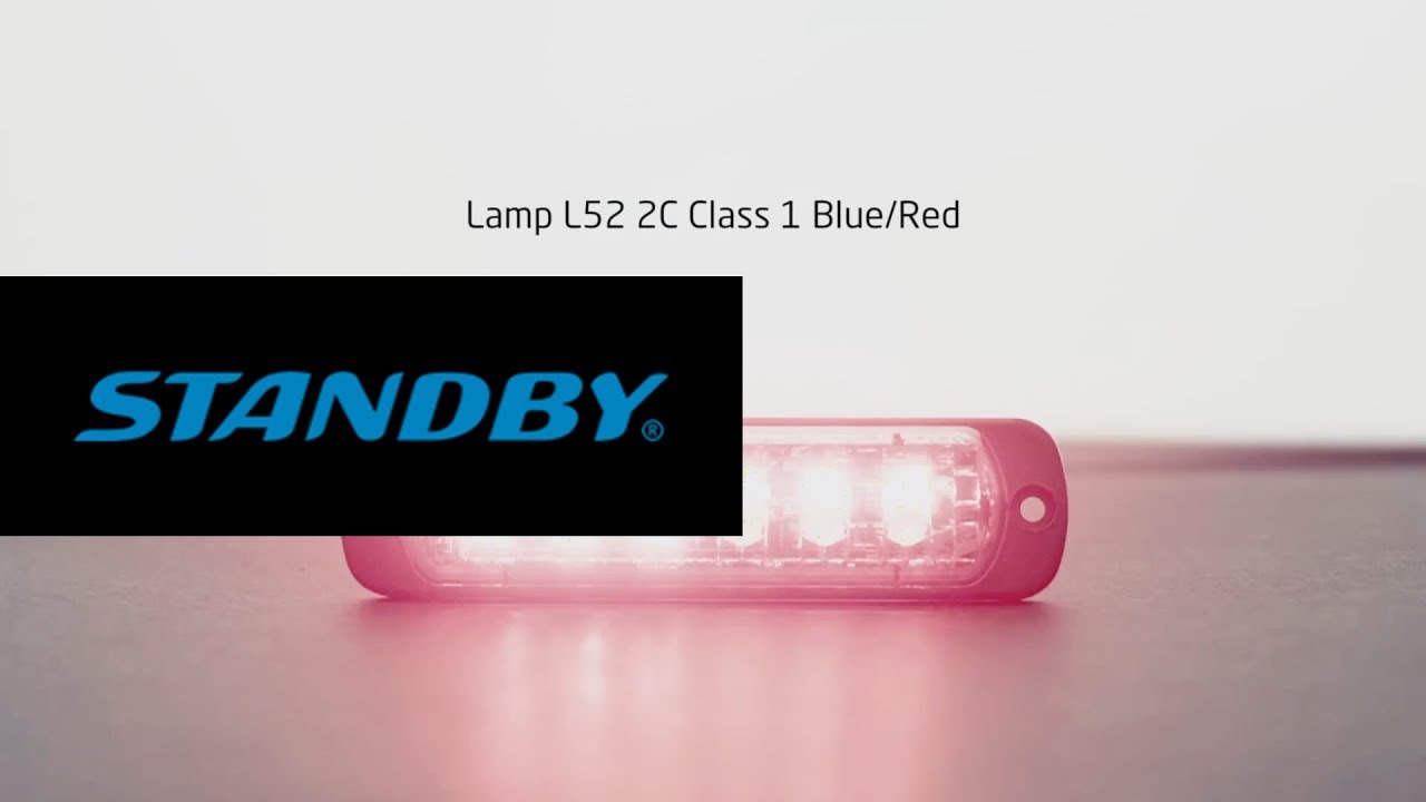 Standby - Produktvorstellung - L52 zweifarbig blau/rot