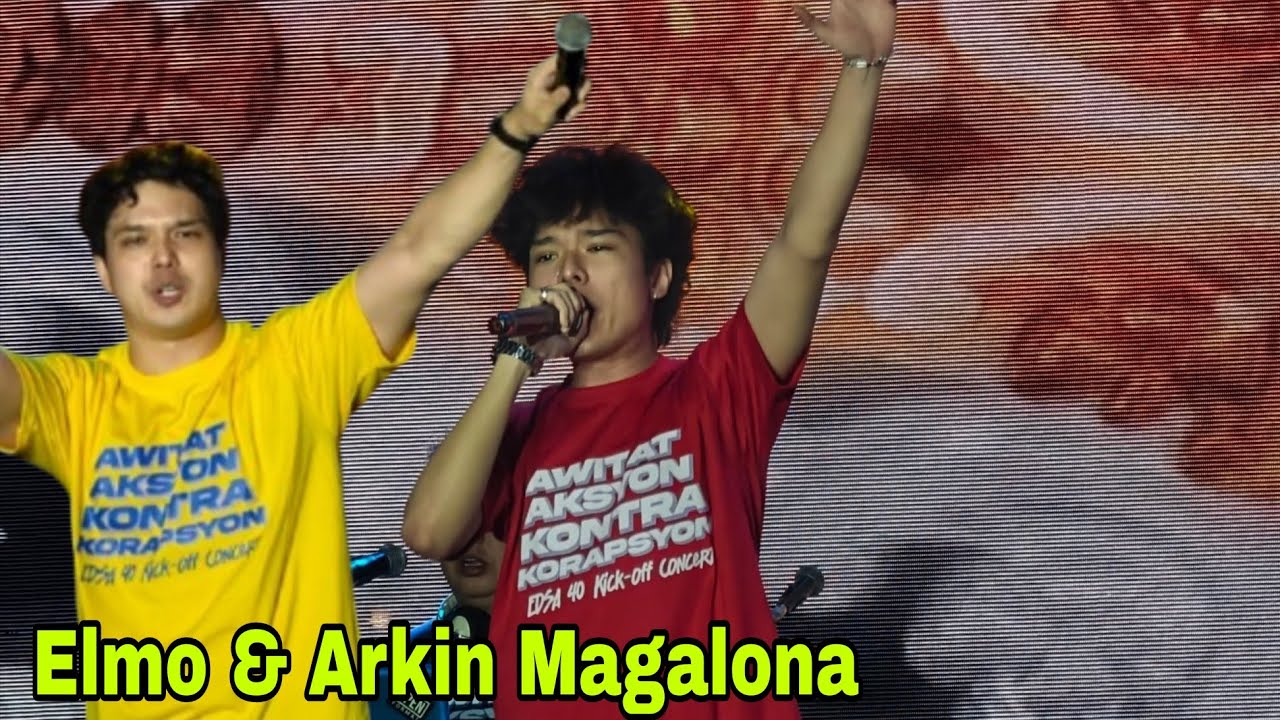 Elmo Magalona, Arkin Magalona | People Power 40 celebration 