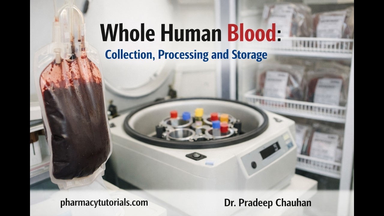 Whole Human Blood: Collection, Processing and Storage