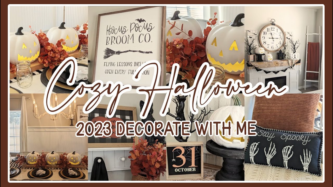🎃 2023 SUPER COZY HALLOWEEN DECORATE WITH ME│FARMHOUSE DECORATING IDEAS & INSPIRATION│HOME DECOR