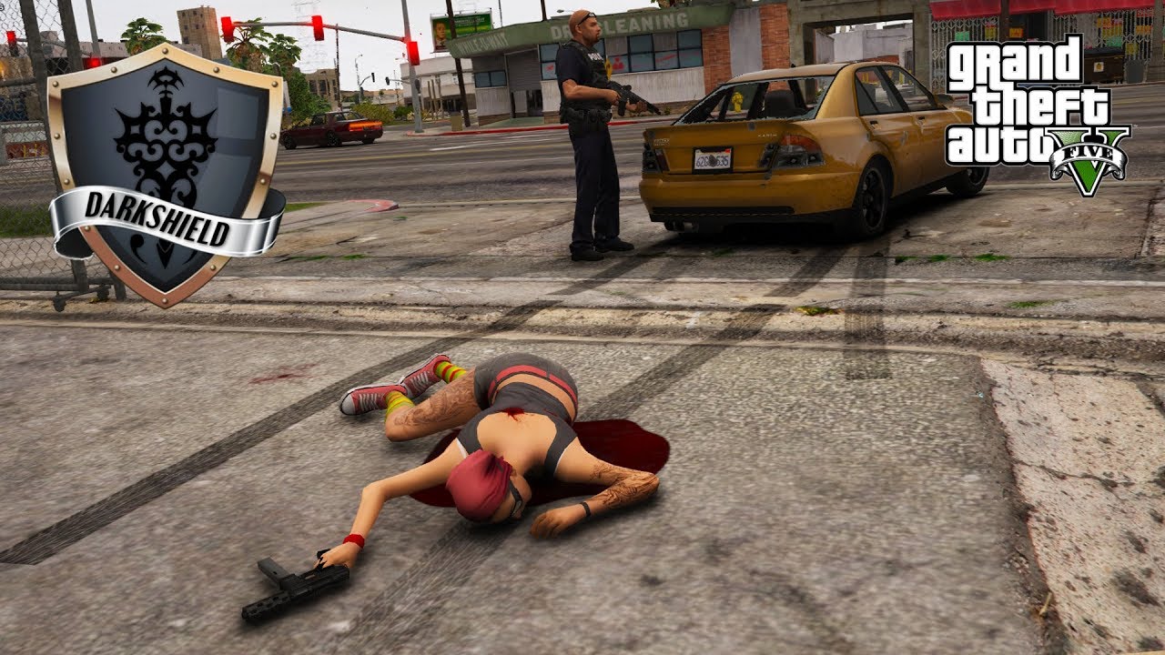 GTA 5 Roleplay - Darkshield - #10 - Ограбление пошло совсем не по плану.