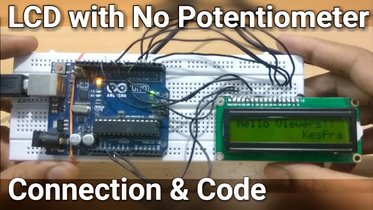 Arduino — подключение ЖК-дисплея без потенциометра | Полное руководство | без потенциометра / рез...