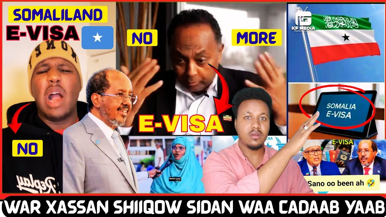 E-Visaha Oo Reer Somaliland Dhib Weeyn Ku Haayo Iyo Dowlada Somalia 🇸🇴 Oo Ku Adkeeysatey Mowqifkeeda