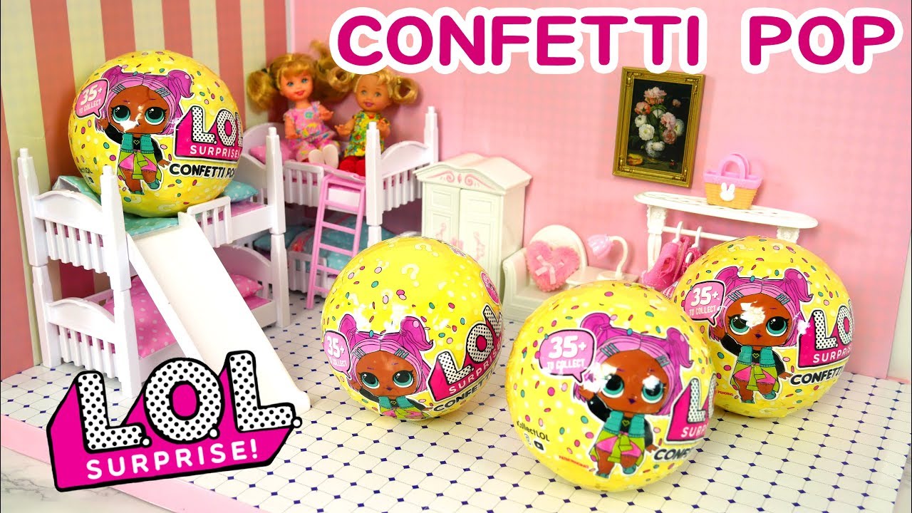 LOL Surprise Confetti Pop Series 3 Sorpresa L.O.L Mu&ntilde;ecas Bebes LOL SURPRESA BONECA