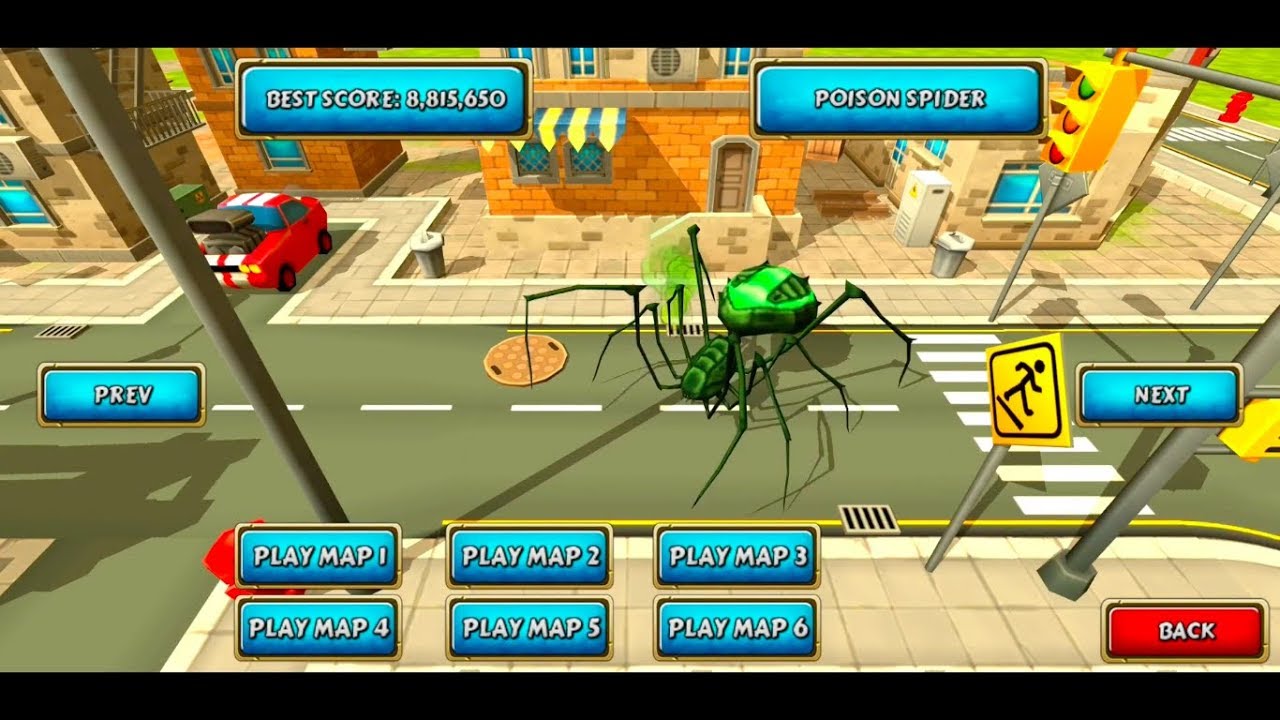 Spider Simulator: Amazing City #8 - Android/iOS Gameplay
