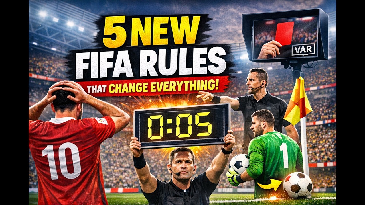 5 NEW FIFA RULES YOU MUST KNOW BEFORE THE 2026 WORLD CUP⚽🔥
