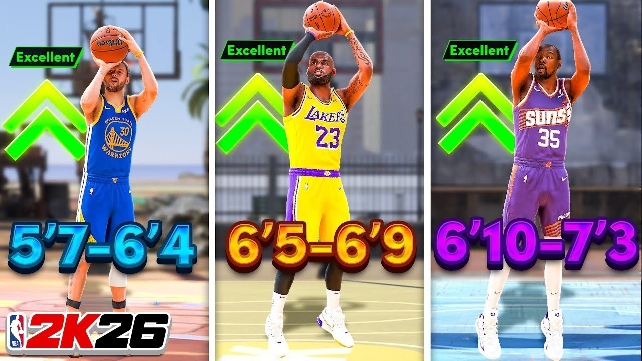 *НОВИНКА* ЛУЧШИЕ ПРЫЖКИ В NBA 2K26 ДЛЯ ВСЕХ РОСТОВ, ТЕЛОСЛОЖЕНИЙ И РЕЙТИНГОВ 3-ОЧКОВЫХ БРЕЙКОВ!