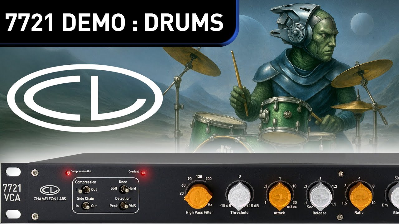Taming Drum Dynamics with the 7721 VCA Compressor