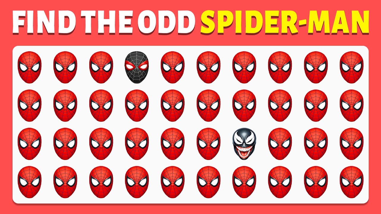 Find the ODD Spider-Man | Marvel Spider-Man 2 Game Edition Quiz! 🕷️🦸&zwj;♂️🕸️ | Cow Quiz