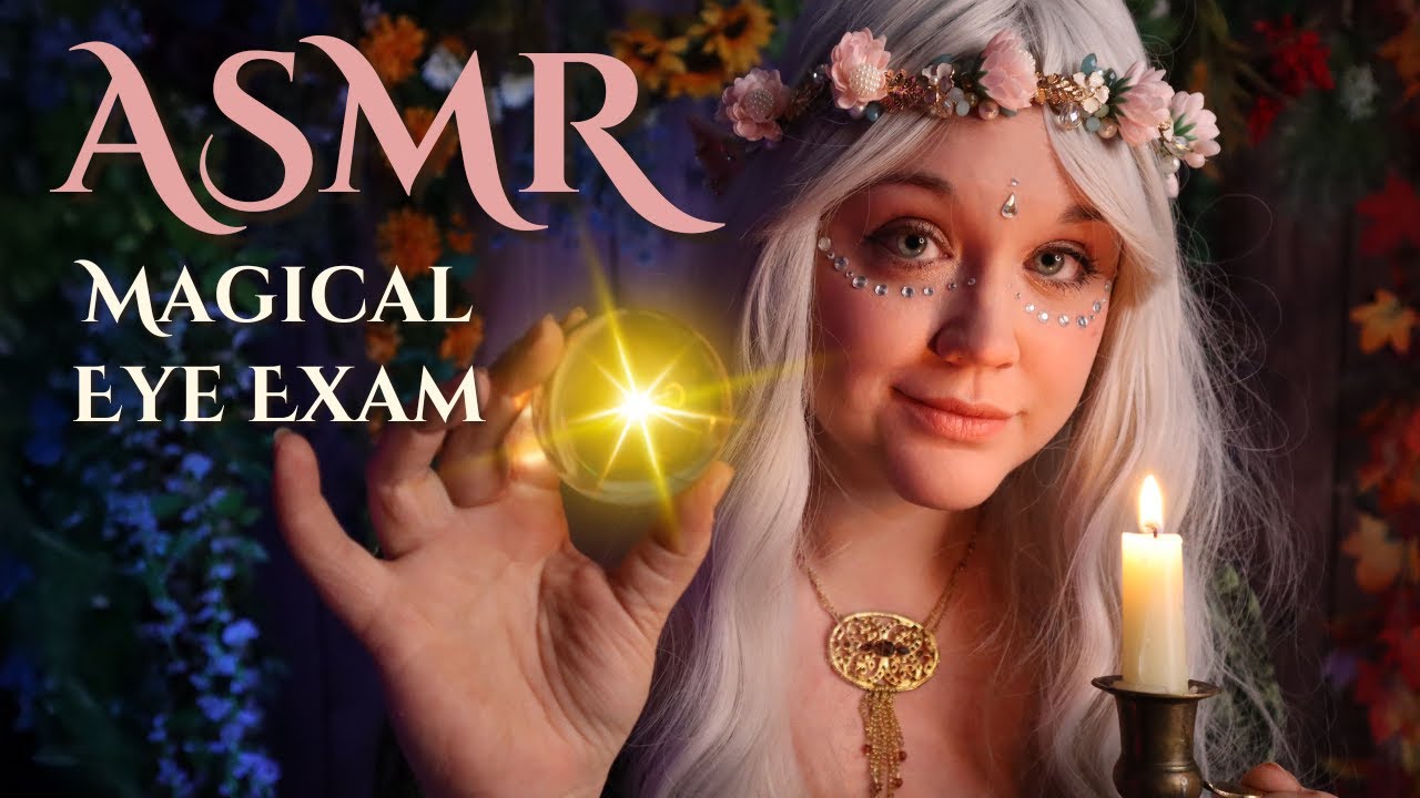 ASMR 🌙 Elf Healer Eye Exam (Soft-Spoken) Vision Healing, Light Triggers & Personal Attention