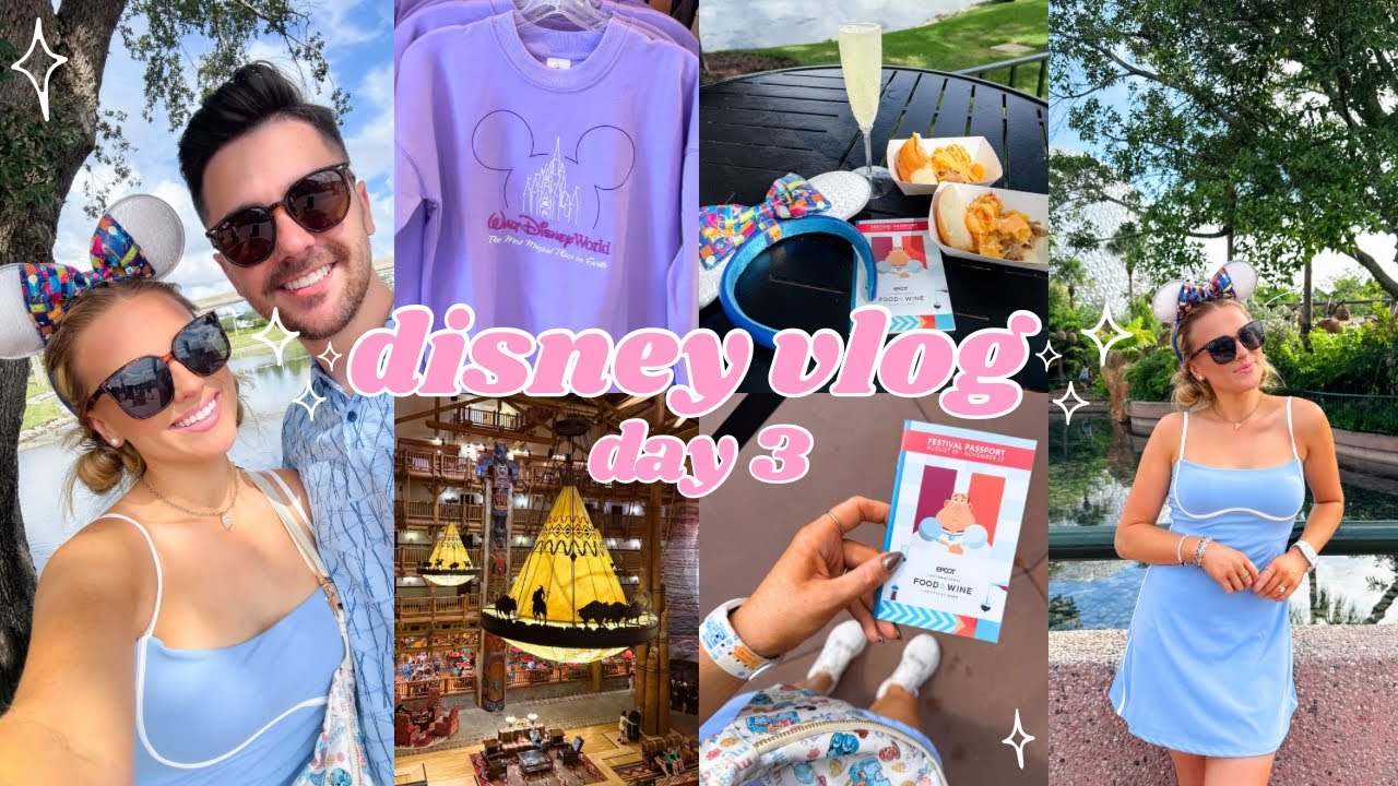 ВИДЕОБЛОГ ДИСНЕЙ | ФЕСТИВАЛЬ ЕДЫ И ВИНА EPCOT, ВЕЧЕР В WILDERNESS LODGE, ФЕЙЕРВЕРК С НАШЕГО БАЛКОНА