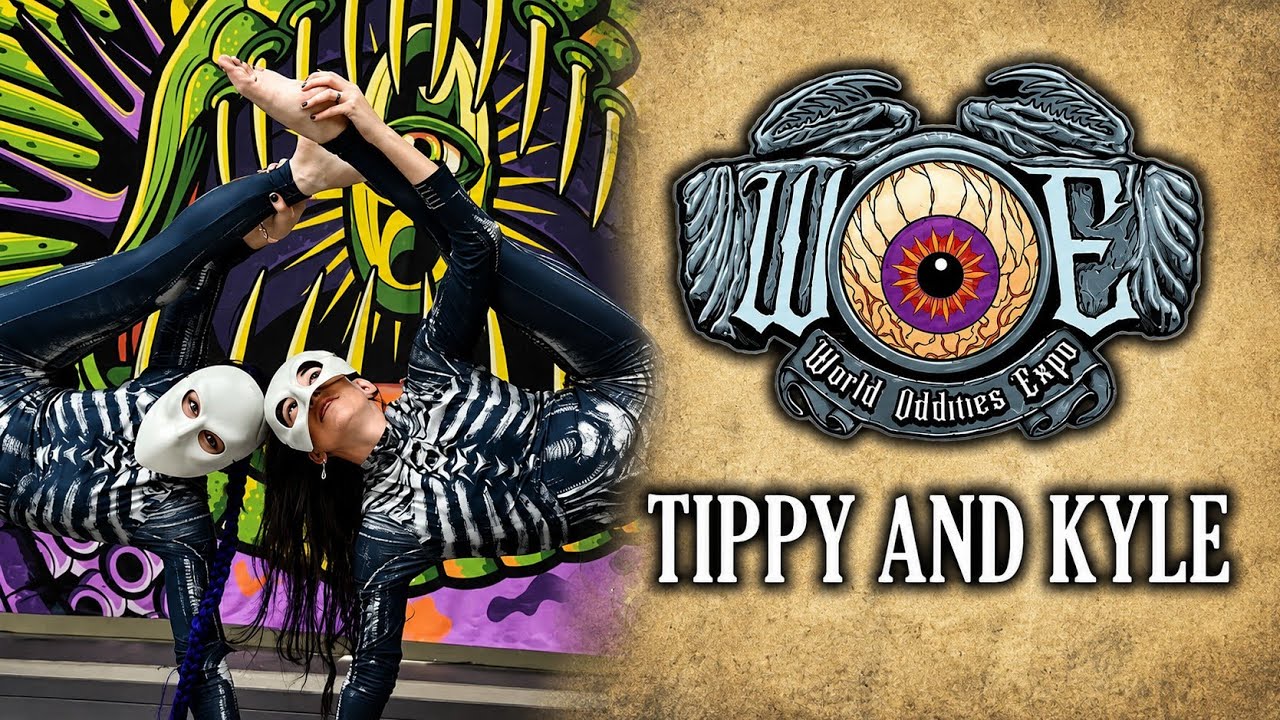 WOE World Oddities Expo 2025 Baltimore TIPPY AND KYLE | Acro Chair Duet!
