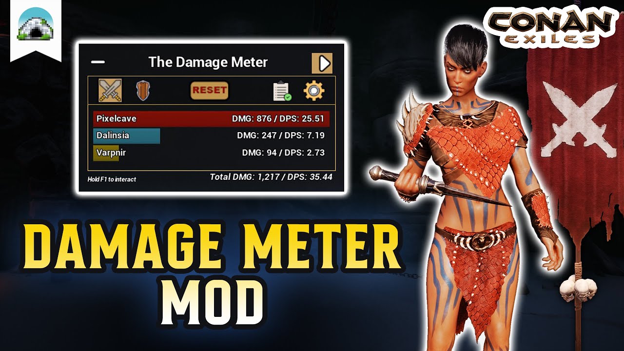 Damage Meter Mod & Combat Log - Showcase & Guide | Conan Exiles