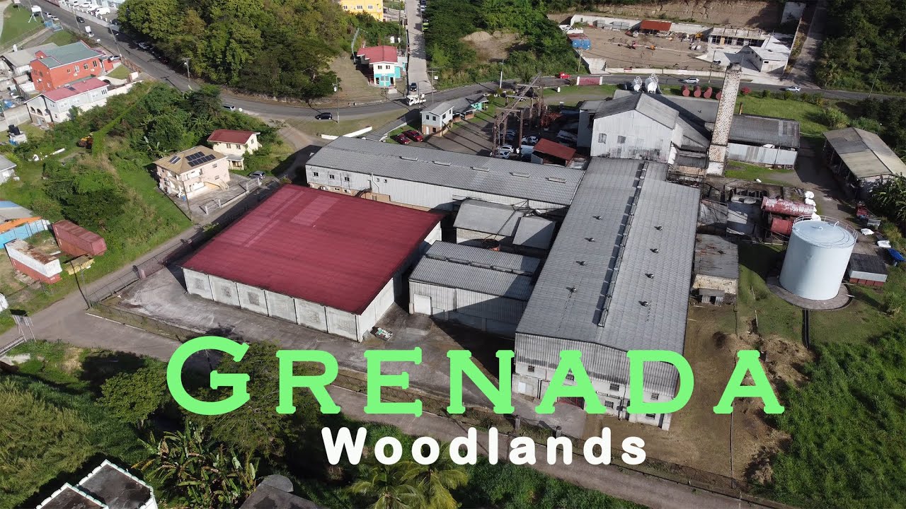 Aerial Cinematic Footage of Woodlands Grenada