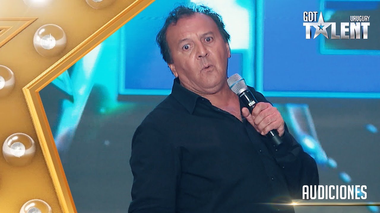 ¡Igual a RAPHAEL! Lo imitó y se fue con cuatro ¡SÍ! del jurado | Audiciones 6 | Got Talent Uruguay