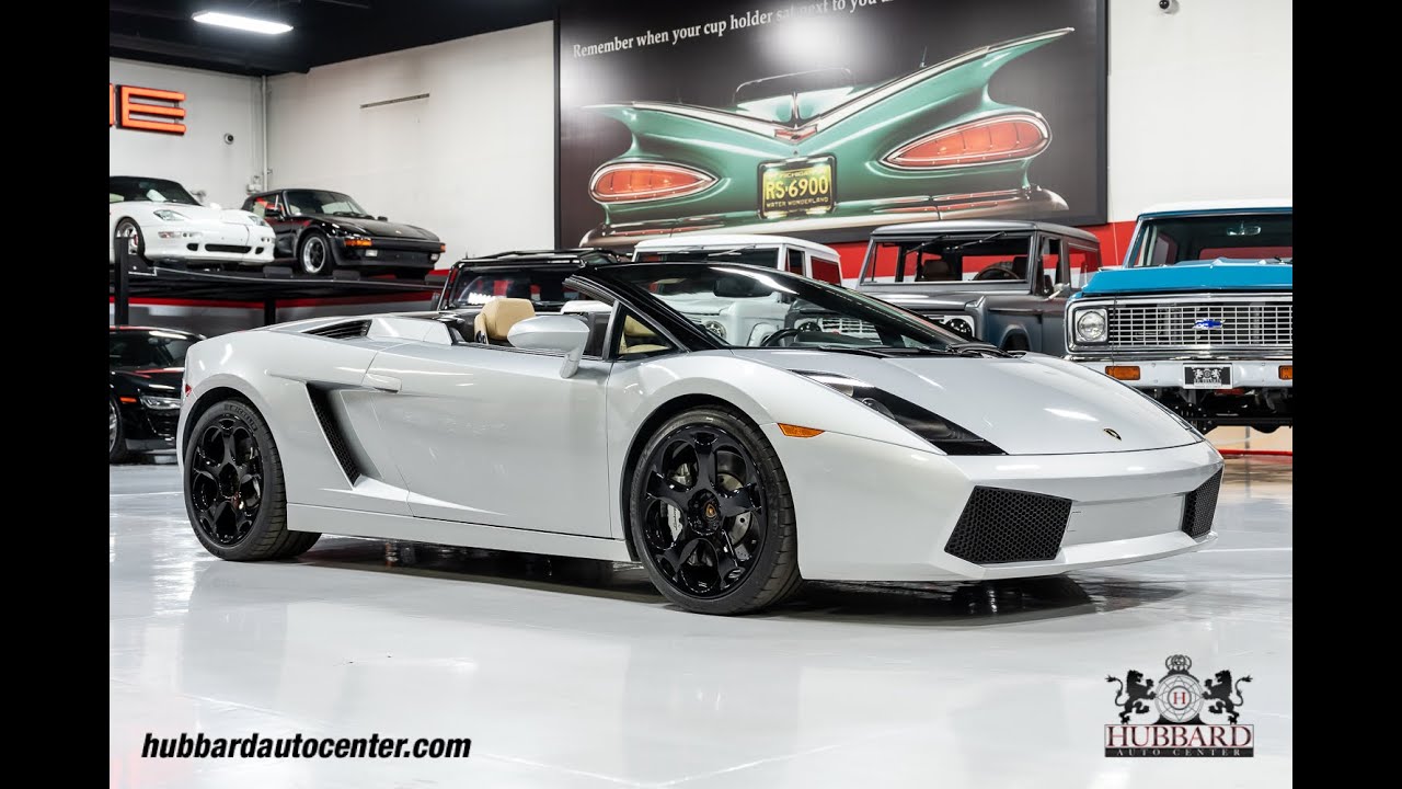 2008 Lamborghini Gallardo Spyder = 6-Speed Manual Conversion - Elegant Interior - Fabspeed Exhaust