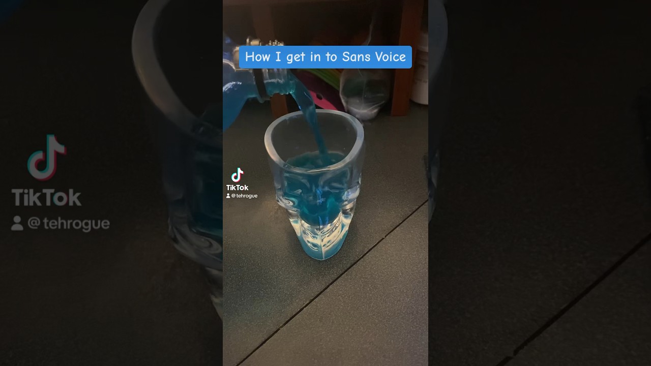 How I get into Sans Voice #undertale #funny #voiceacting #tehrogue #meme