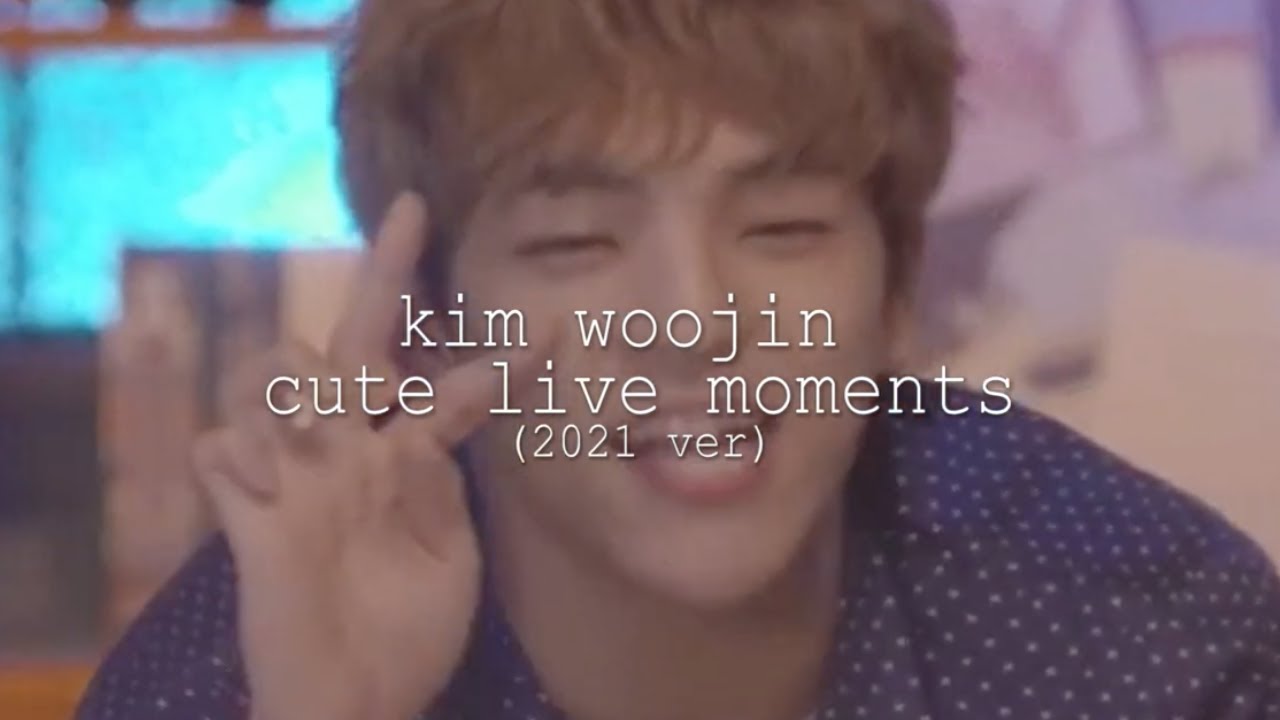 kim woojin cute live moments