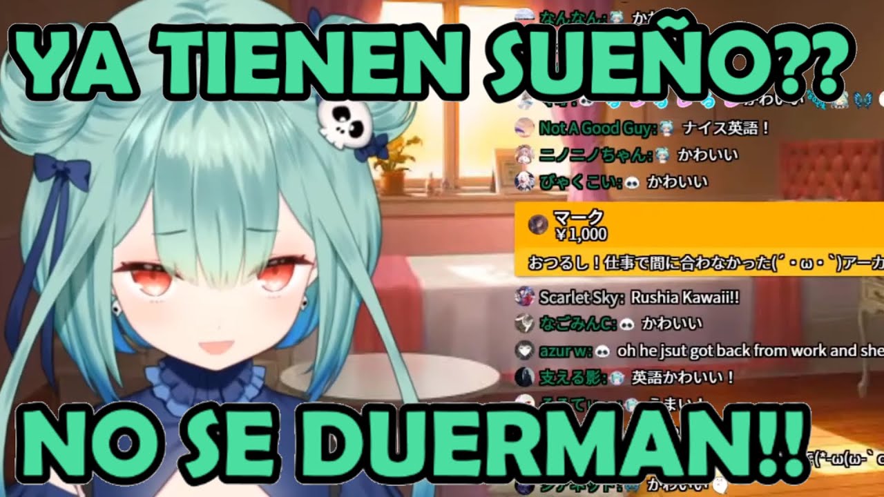 [Hololive] Uruha Rushia no quiere que duermas [Sub Esp]