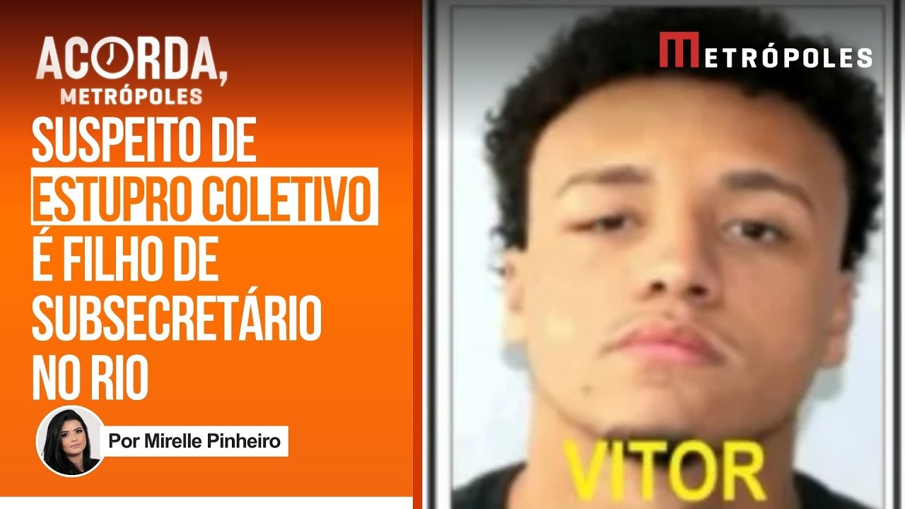 Suspeito de estupro coletivo no Rio é filho de subsecretário de Direitos Humanos