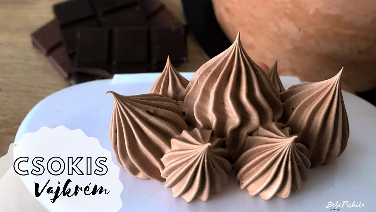 CSOKOLÁDÉS tortaburkoló krém 🍫 - egyszerű és nagyszerű 💥 - BebePiskóta