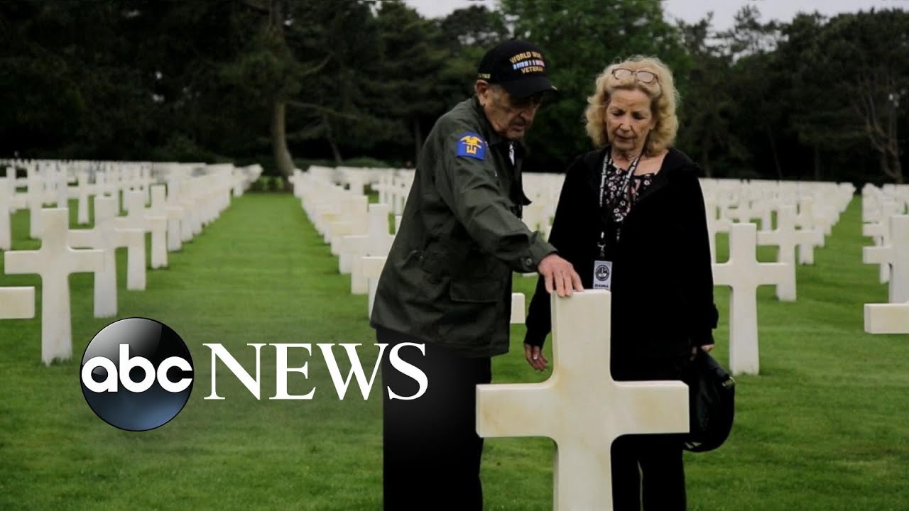 World War II veterans pay respects at US cemetery in Normandy
