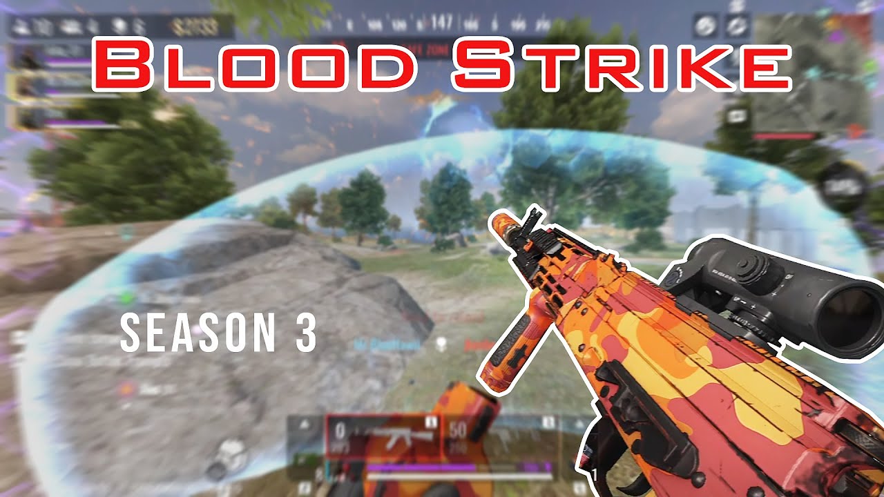 លេងហ្គេម Blood Strike season 3 Squads Victory Cambodia Gameplay