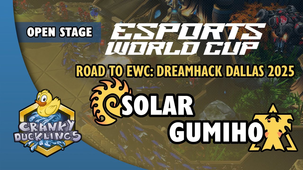Solar vs GuMiho - ZvT | Road to EWC: DreamHack Dallas 2025 - Open Stage | StarCraft 2 Tournament