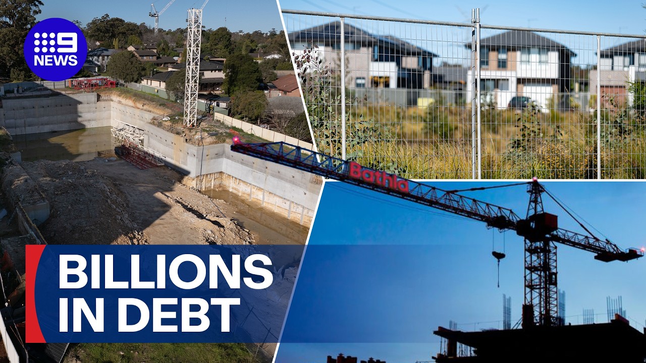 Thousands of new-home builds in doubt after major developer collapses | 9 News Australia