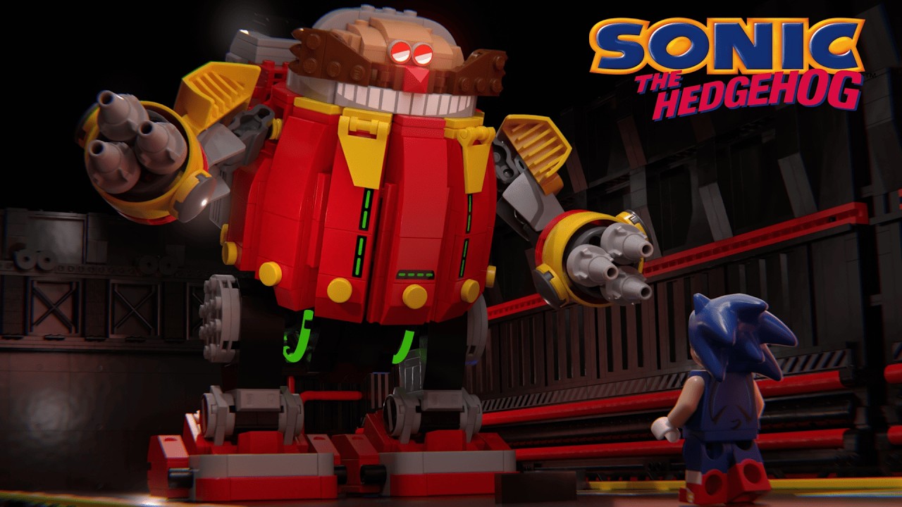 LEGO Sonic The Hedgehog vs Death Egg Robot - LEGO animation