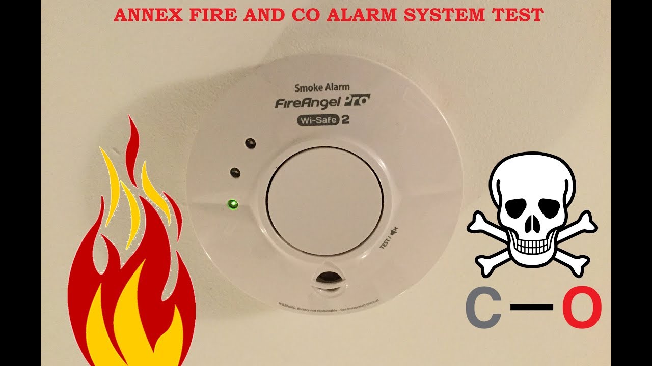 Annex Fire And CO Alarm System Test (FireAngel Wi-Safe 2 Network)