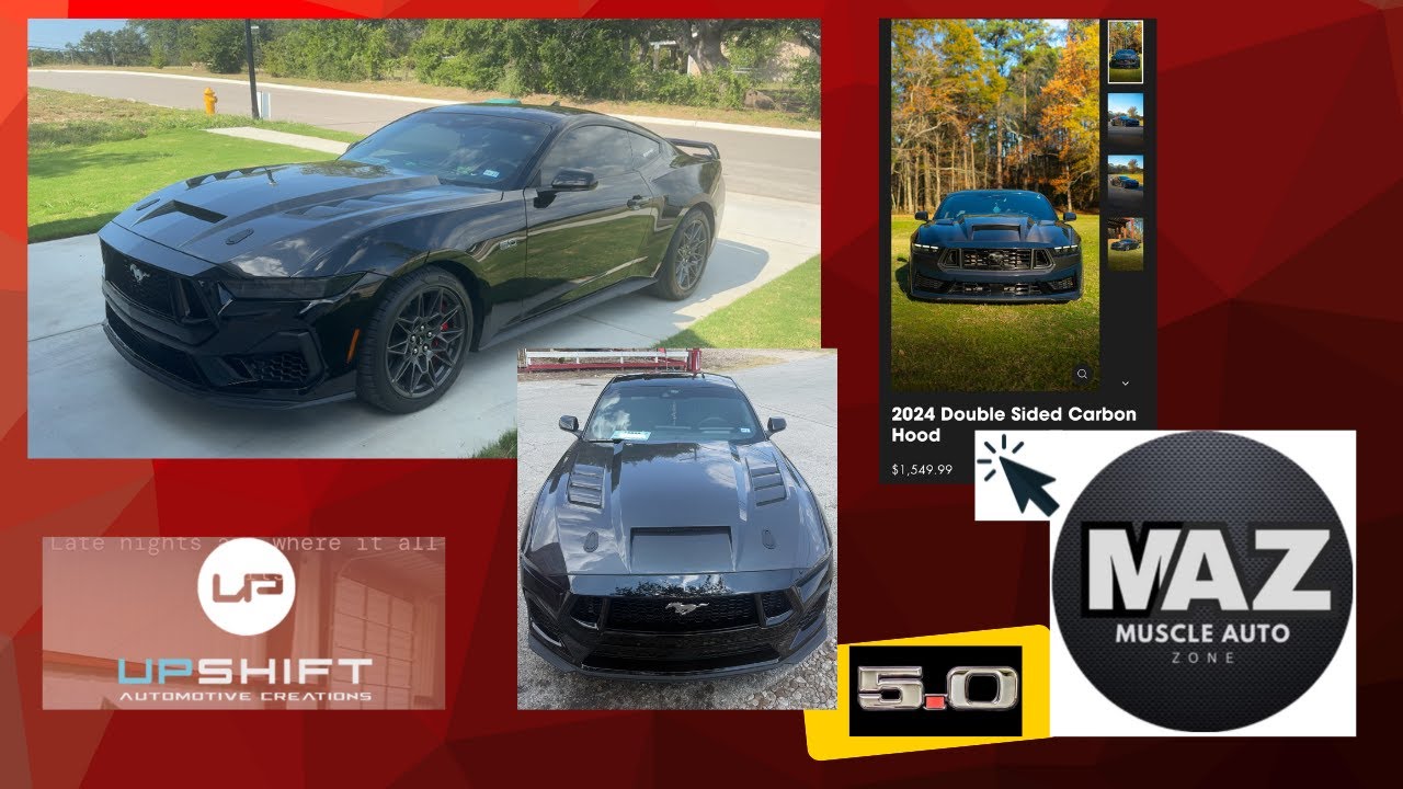 I Installed a Carbon Fiber Hood on My 2025 Mustang GT