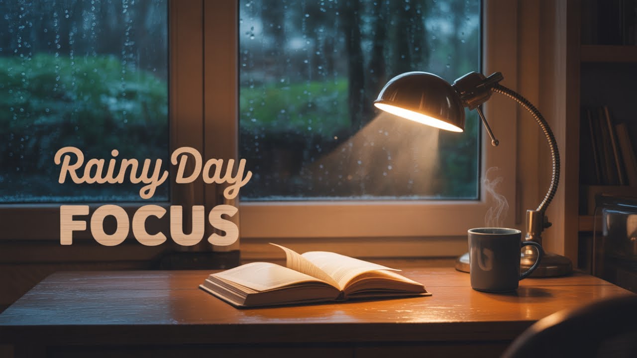 rainy desk lofi 📚 smooth background music for work, study & sleep