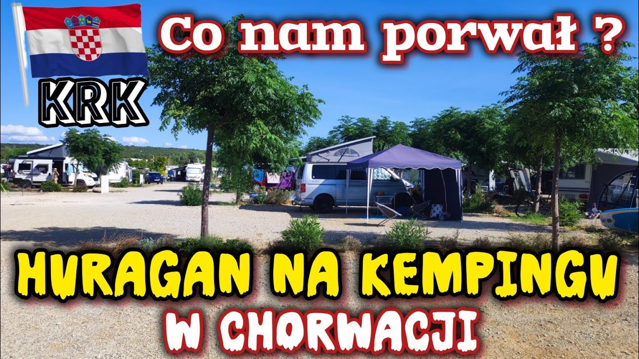 Wakacje w Chorwacji z VW California 🚐 Jedziemy na Camping w KRK ! Dopadła Nas Bura 🌪️💨