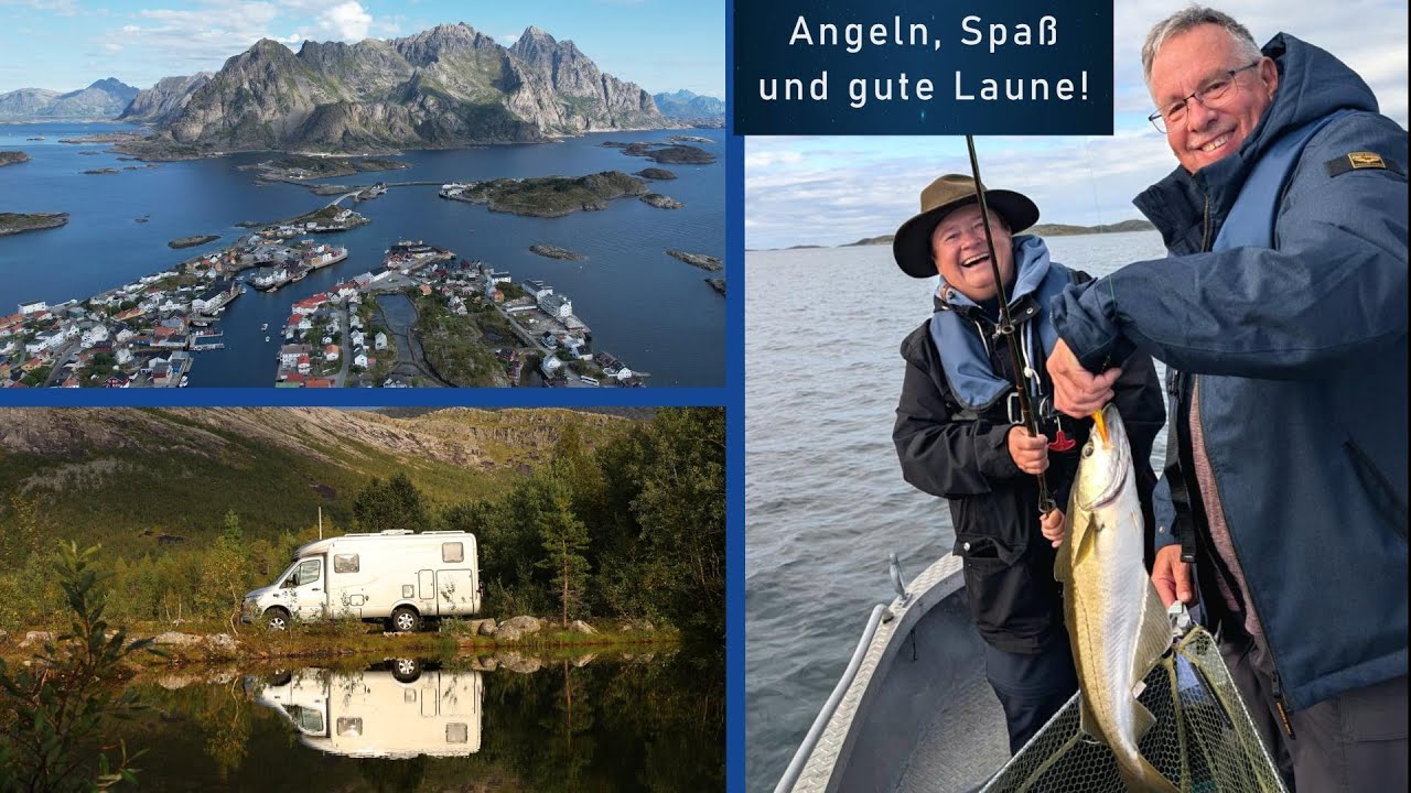 #118 Angeln in Norwegen (Dorsch,Makrele, Leng), Lofoten, Fv 17, einsame Stellplätze- September 2025
