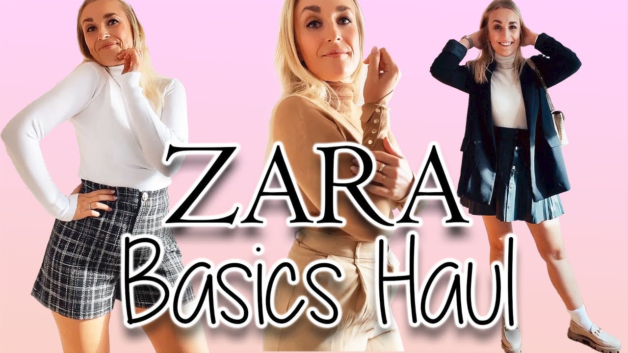 ZARA Basics Haul - Capsule Wardrobe Stample Items For Fall/Winter 2022 // Freya Johanna